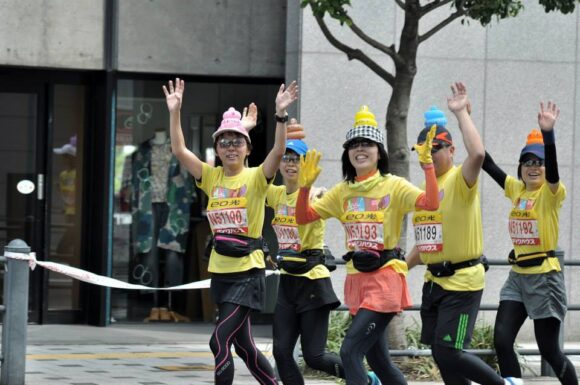 2013大阪マラソンまるうんこ