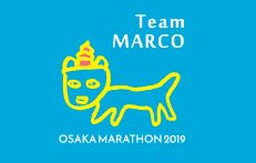 大阪マラソン2019チームうんこまるの挑戦☆